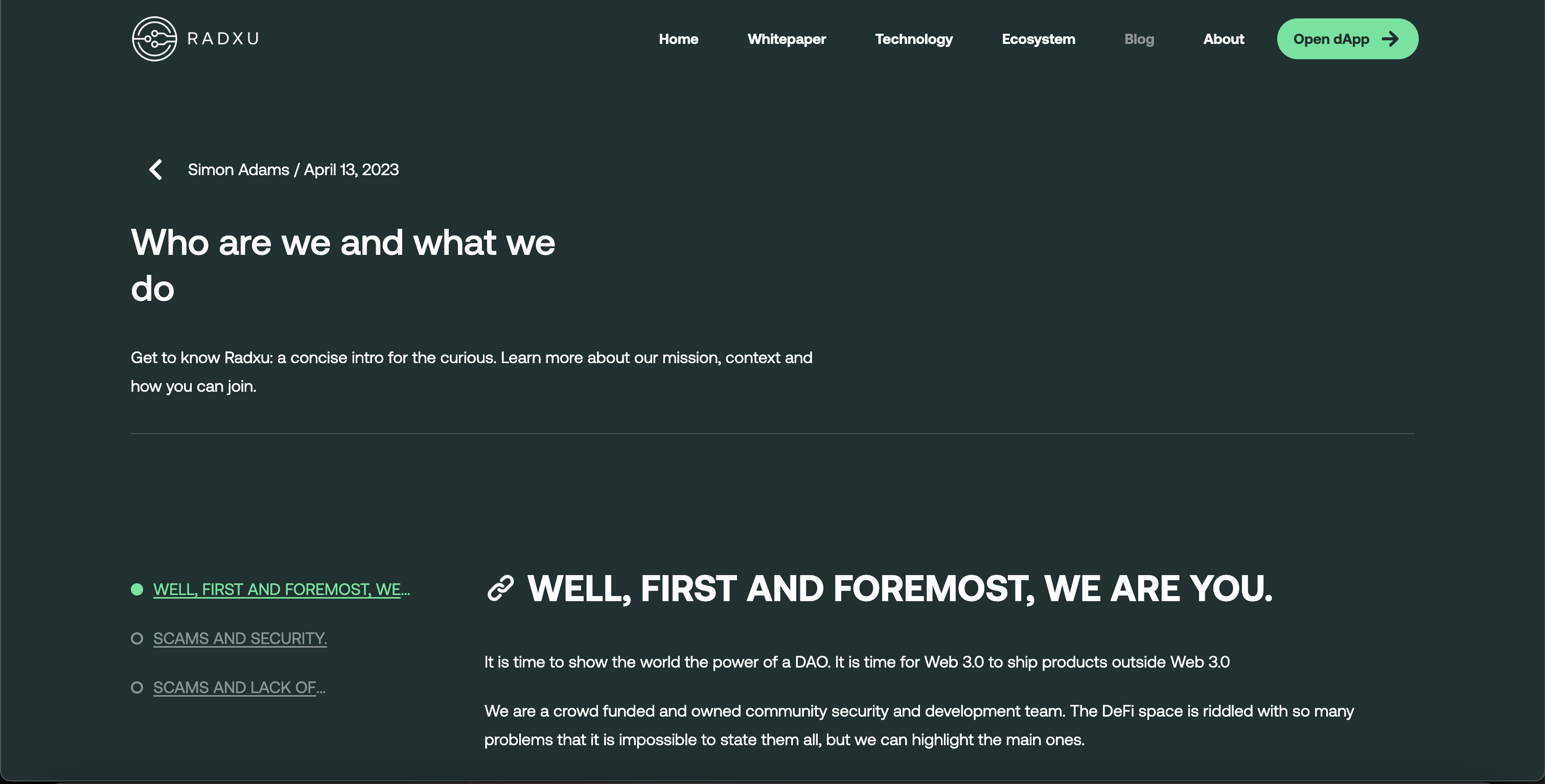 Radxu Landing Desktop 11